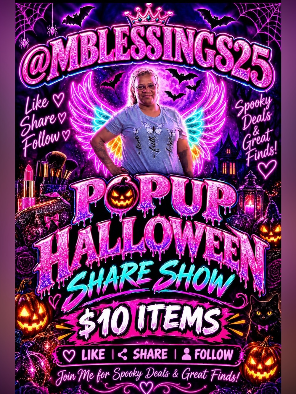 @MBLESSINGS25 ππHALLOWEEN POPUP SHOW COME ON IN π΅π΅SHOP THE TRAY πππ - Picture 1 of 7